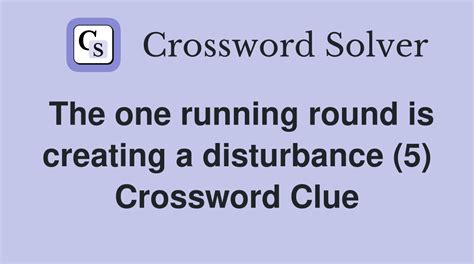 disturbance racket crossword clue.